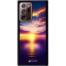 Coque Samsung Galaxy Note 20 Ultra - Coucher soleil jaune violet