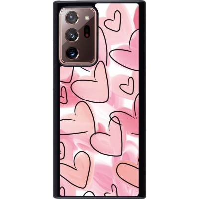 Coque Samsung Galaxy Note 20 Ultra - Easter 2023 pink hearts