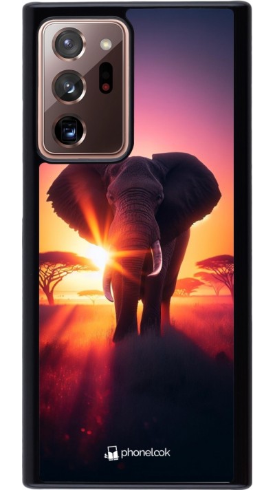 Coque Samsung Galaxy Note 20 Ultra - Elephant Sunrise Beauty