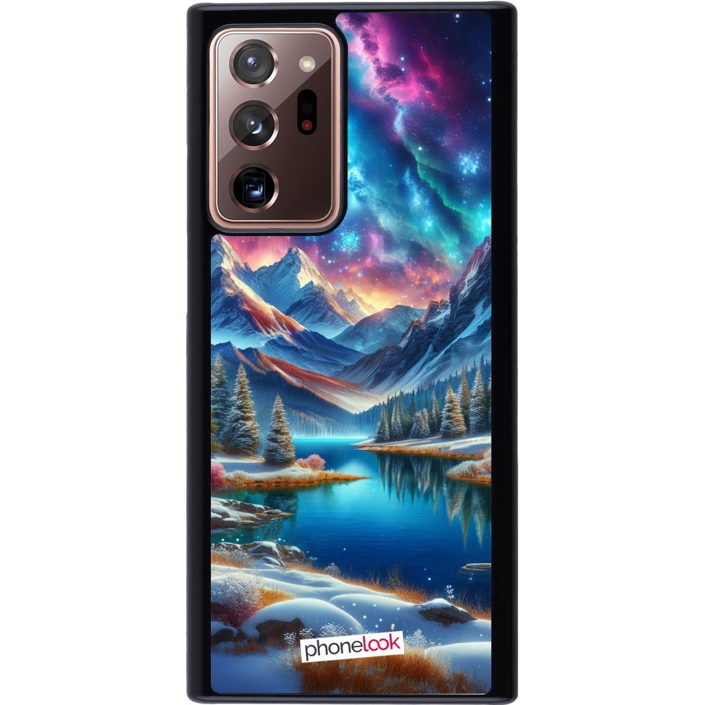 Coque Samsung Galaxy Note 20 Ultra - Fantasy Mountain Lake Sky Stars