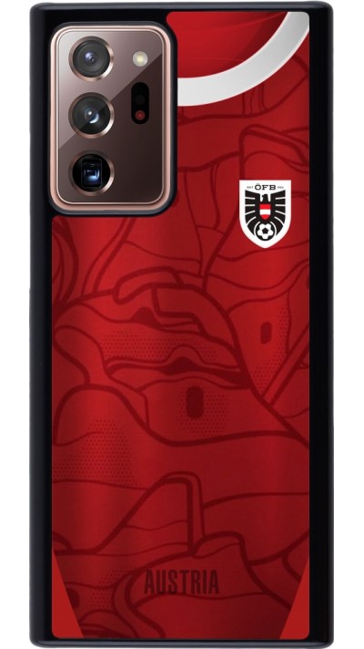 Coque Samsung Galaxy Note 20 Ultra - Maillot de football Autriche personnalisable