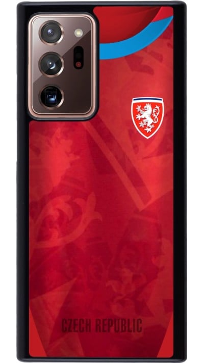 Coque Samsung Galaxy Note 20 Ultra - Maillot de football République Tchèque personnalisable