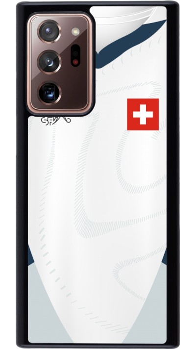 Coque Samsung Galaxy Note 20 Ultra - Maillot de football Suisse Extérieur personnalisable