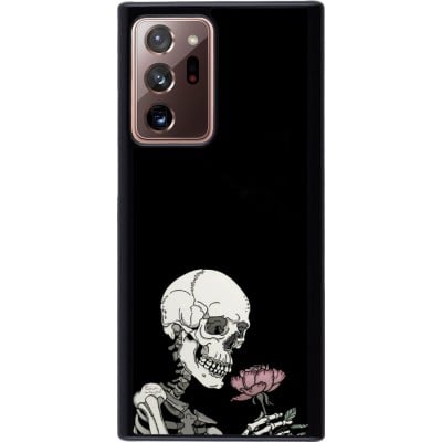 Coque Samsung Galaxy Note 20 Ultra - Halloween 2023 rose and skeleton