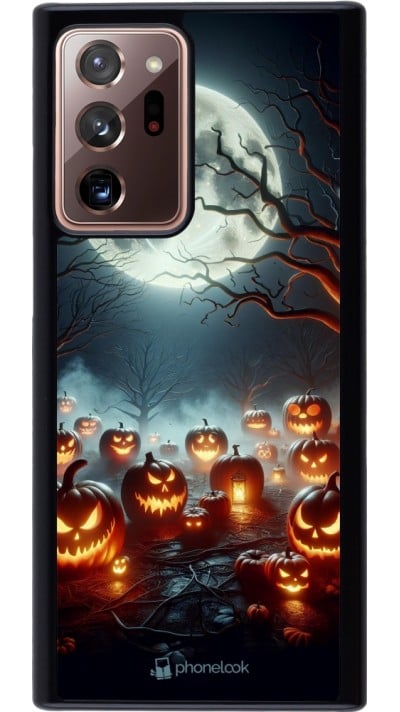 Coque Samsung Galaxy Note 20 Ultra - Halloween 2024 Many Pumpkins