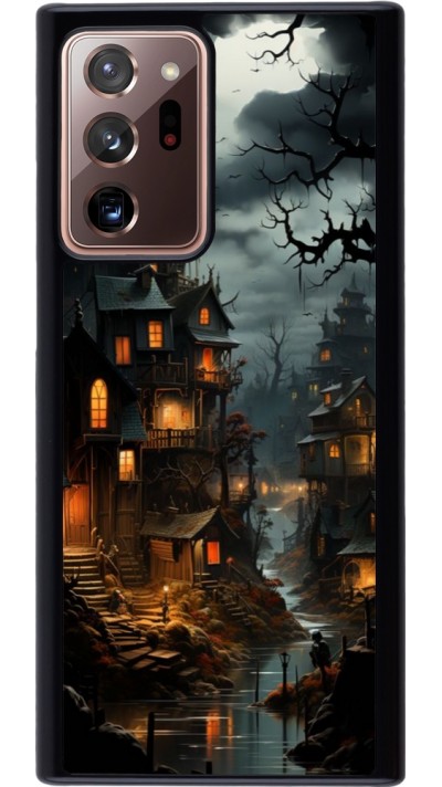 Coque Samsung Galaxy Note 20 Ultra - Halloween 2024 scary town