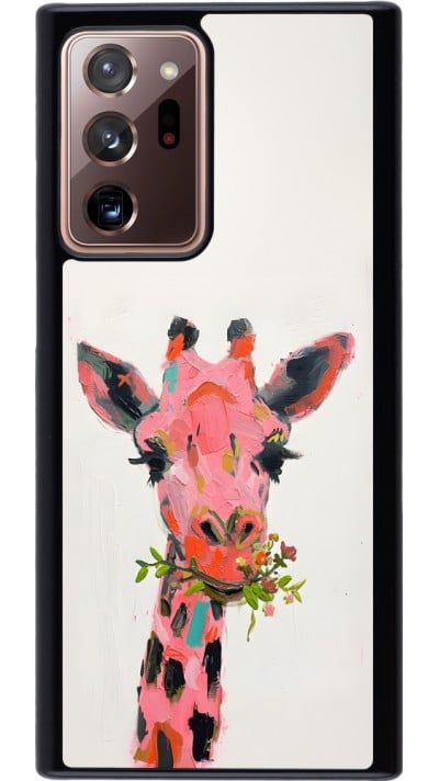 Coque Samsung Galaxy Note 20 Ultra - Pink Girafe Paint