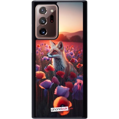 Coque Samsung Galaxy Note 20 Ultra - Renard pourpre au crépuscule