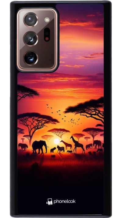 Coque Samsung Galaxy Note 20 Ultra - Safari sunset wildlife