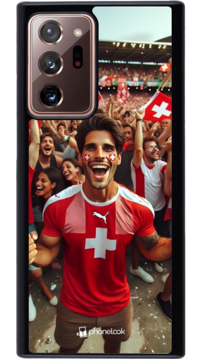 Coque Samsung Galaxy Note 20 Ultra - Supporter Suisse Euro 2024