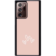 Coque Samsung Galaxy Note 20 Ultra - Valentine 2023 three minimalist hearts