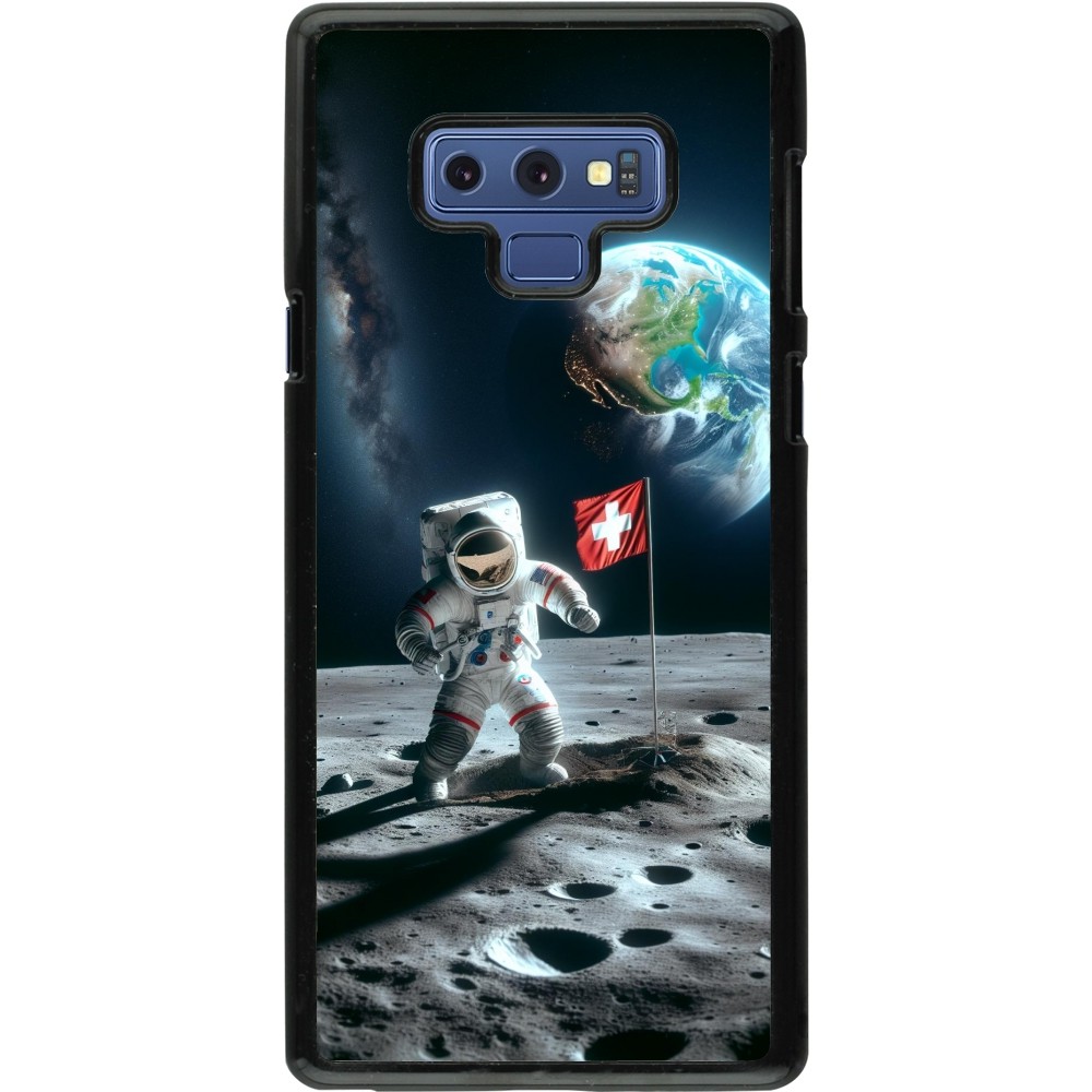 Coque Samsung Galaxy Note9 - Astro Suisse sur lune