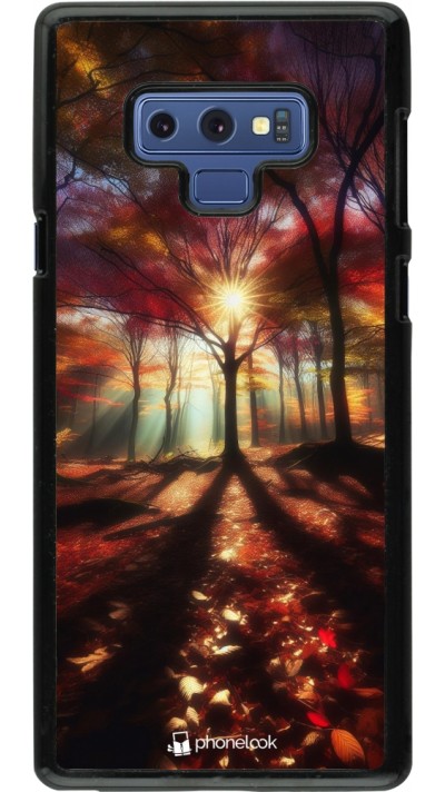 Coque Samsung Galaxy Note9 - Automne doré glare