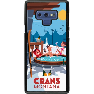 Coque Samsung Galaxy Note9 - Crans-Montana Mountain Jacuzzi