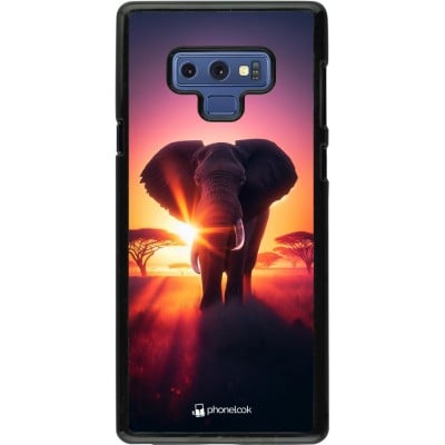 Coque Samsung Galaxy Note9 - Elephant Sunrise Beauty