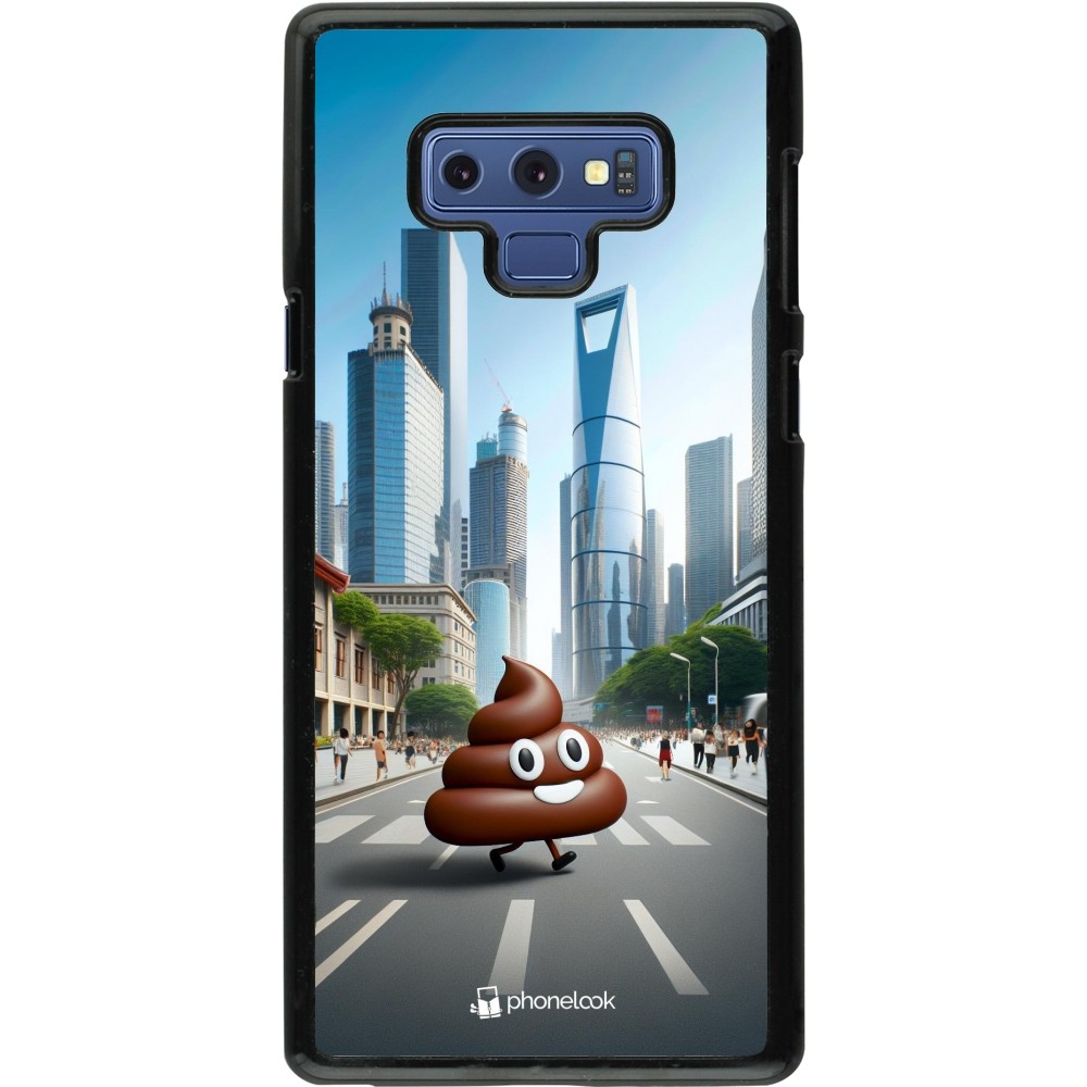 Coque Samsung Galaxy Note9 - Emoji Caca walk