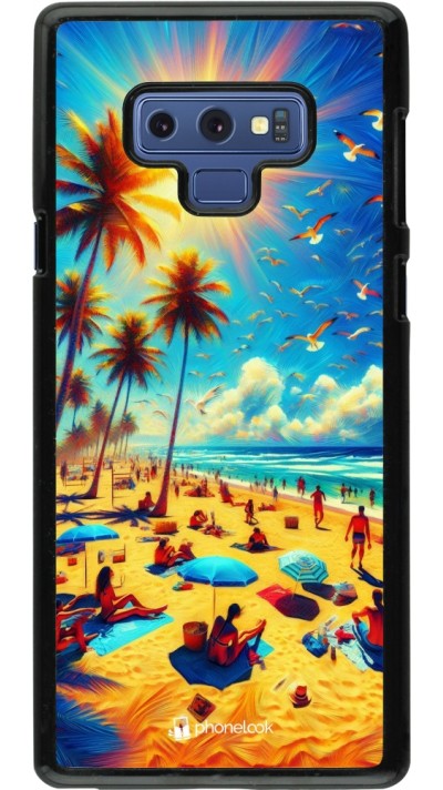 Samsung Galaxy Note9 Case Hülle - Sommer Paradies Farbe