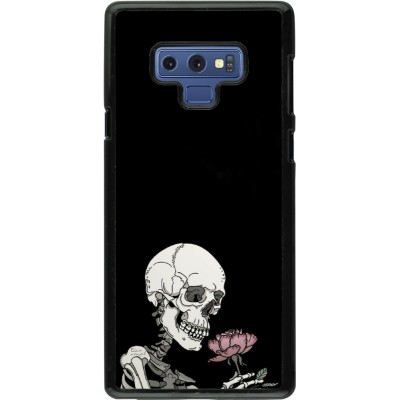 Coque Samsung Galaxy Note9 - Halloween 2023 rose and skeleton