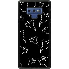 Coque Samsung Galaxy Note9 - Halloween 2024 black and white ghosts