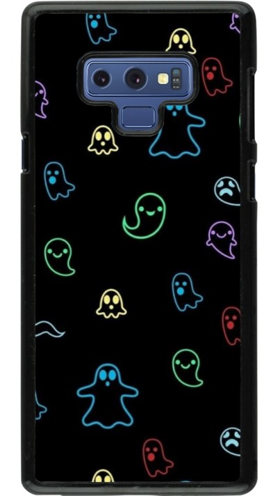 Coque Samsung Galaxy Note9 - Halloween 2024 colorful ghosts