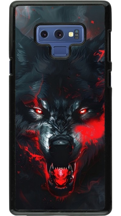 Coque Samsung Galaxy Note9 - Halloween 2024 mad werewolf