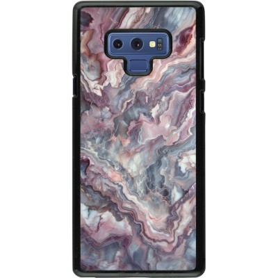 Coque Samsung Galaxy Note9 - Marbre violette argentée