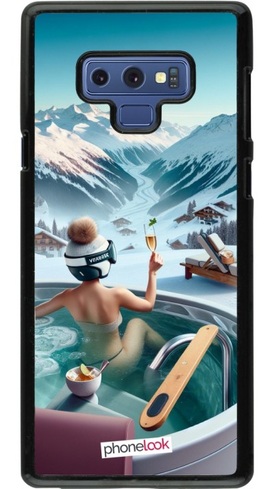 Coque Samsung Galaxy Note9 - Montagne Glamour Jacuzzi