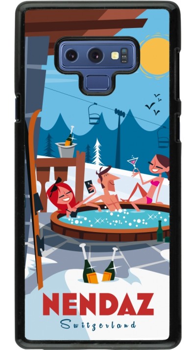 Coque Samsung Galaxy Note9 - Nendaz Mountain Jacuzzi