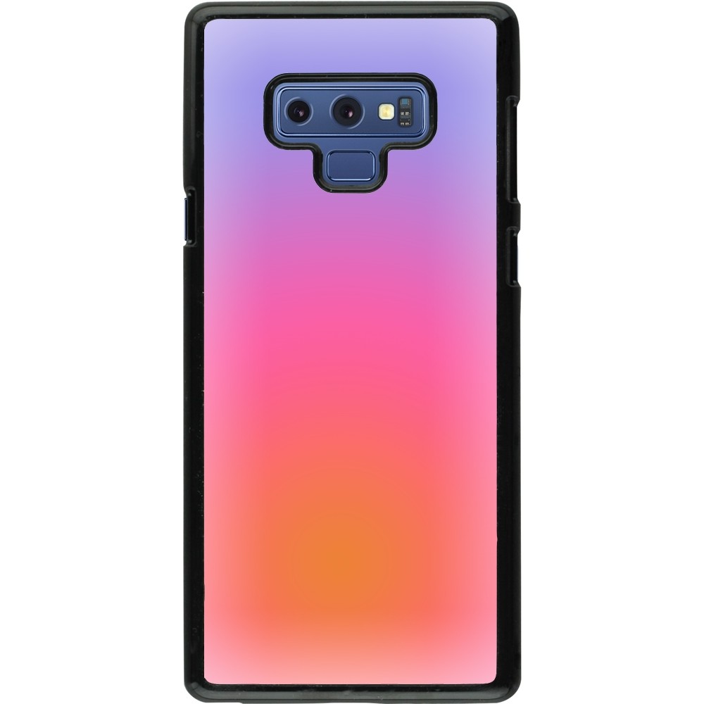 Coque Samsung Galaxy Note9 - Orange Pink Blue Gradient