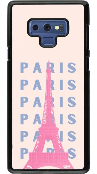 Coque Samsung Galaxy Note9 - Paris Pink Print