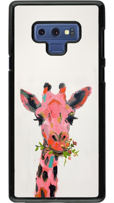 Coque Samsung Galaxy Note9 - Pink Girafe Paint