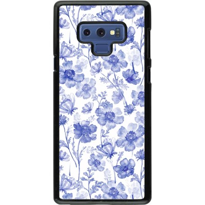 Coque Samsung Galaxy Note9 - Spring 23 watercolor blue flowers