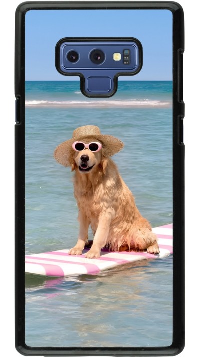 Coque Samsung Galaxy Note9 - Summer Dog on Paddle