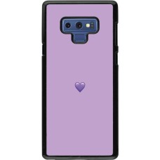 Coque Samsung Galaxy Note9 - Valentine 2023 purpule single heart