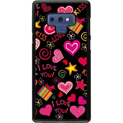 Coque Samsung Galaxy Note9 - Valentine 2023 love symbols