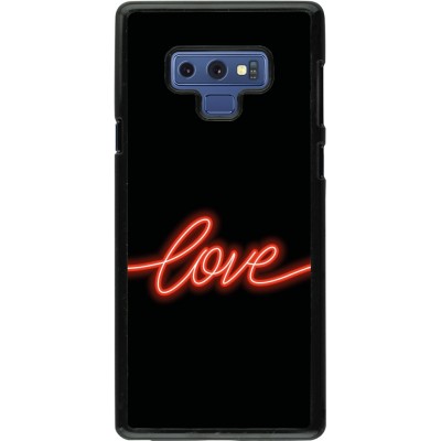 Coque Samsung Galaxy Note9 - Valentine 2023 neon love