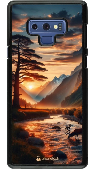 Coque Samsung Galaxy Note9 - Valley Sunset Deer Tree