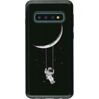 Coque Samsung Galaxy S10 - Hybrid Armor noir Astro balançoire