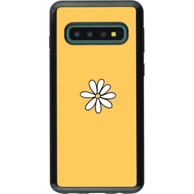 Coque Samsung Galaxy S10 - Hybrid Armor noir Easter 2023 daisy