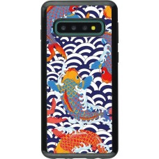 Coque Samsung Galaxy S10 - Hybrid Armor noir Easter 2023 japanese fish