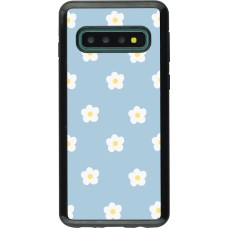 Coque Samsung Galaxy S10 - Hybrid Armor noir Easter 2024 daisy flower