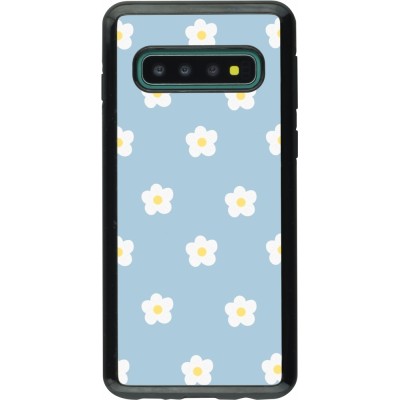 Coque Samsung Galaxy S10 - Hybrid Armor noir Easter 2024 daisy flower