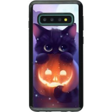 Coque Samsung Galaxy S10 - Hybrid Armor noir Halloween 17 15