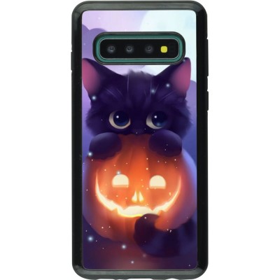 Coque Samsung Galaxy S10 - Hybrid Armor noir Halloween 17 15