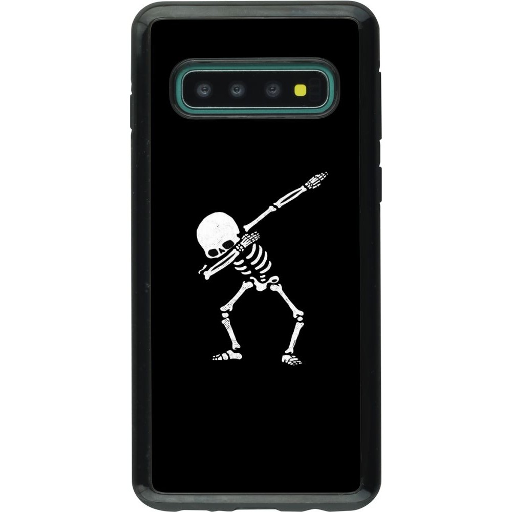 Coque Samsung Galaxy S10 - Hybrid Armor noir Halloween 19 09