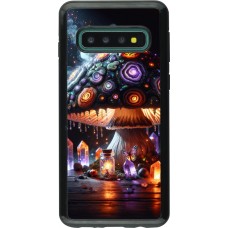 Coque Samsung Galaxy S10 - Hybrid Armor noir Halloween Potion Magic