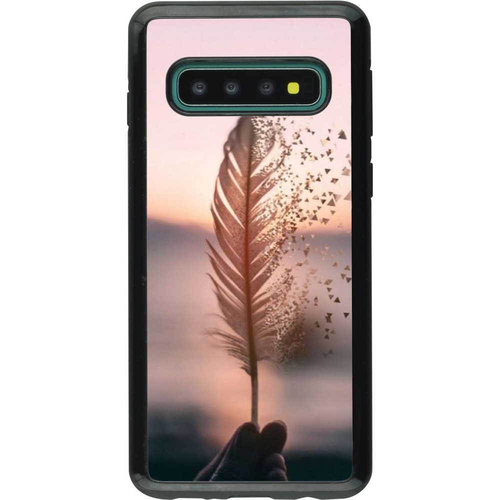 Coque Samsung Galaxy S10 - Hybrid Armor noir Hello September 11 19