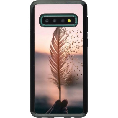 Coque Samsung Galaxy S10 - Hybrid Armor noir Hello September 11 19