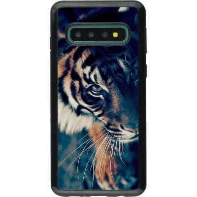 Coque Samsung Galaxy S10 - Hybrid Armor noir Incredible Lion