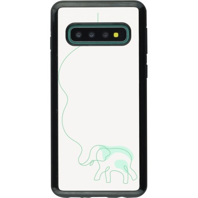 Coque Samsung Galaxy S10 - Hybrid Armor noir Spring 23 baby elephant